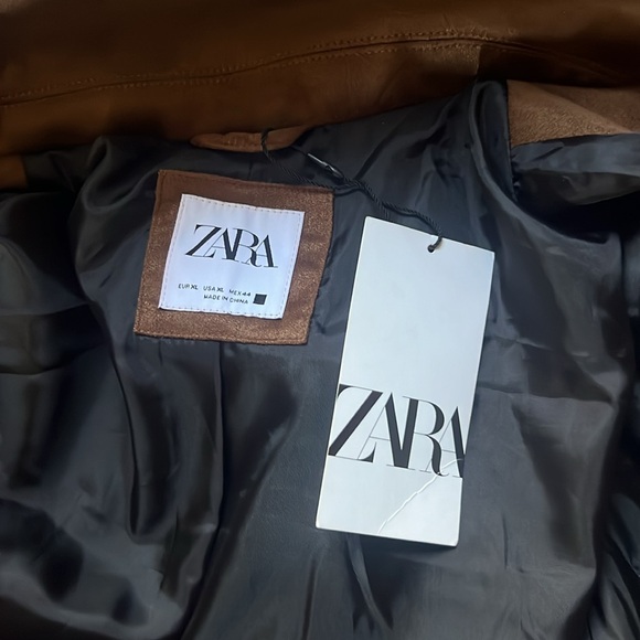 NWT  Zara Casadora  Faux Suede  jacket for men’s Size XL - Picture 12 of 12